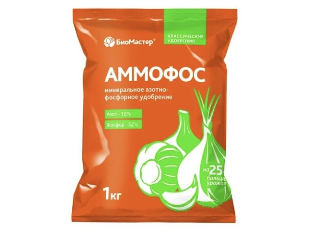 Минеральное азотно-фосфорное удобрение 12-52 ( пакет 1 кг. ) БиоМастер